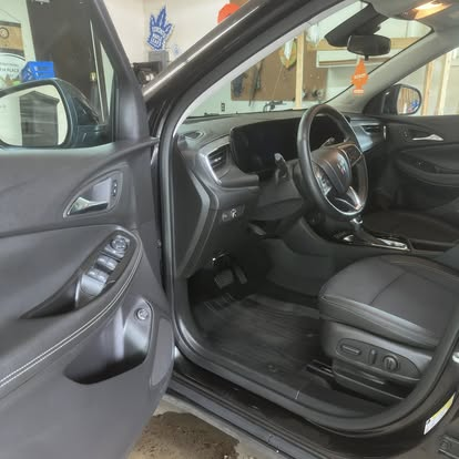 Driver area before and after detail, after